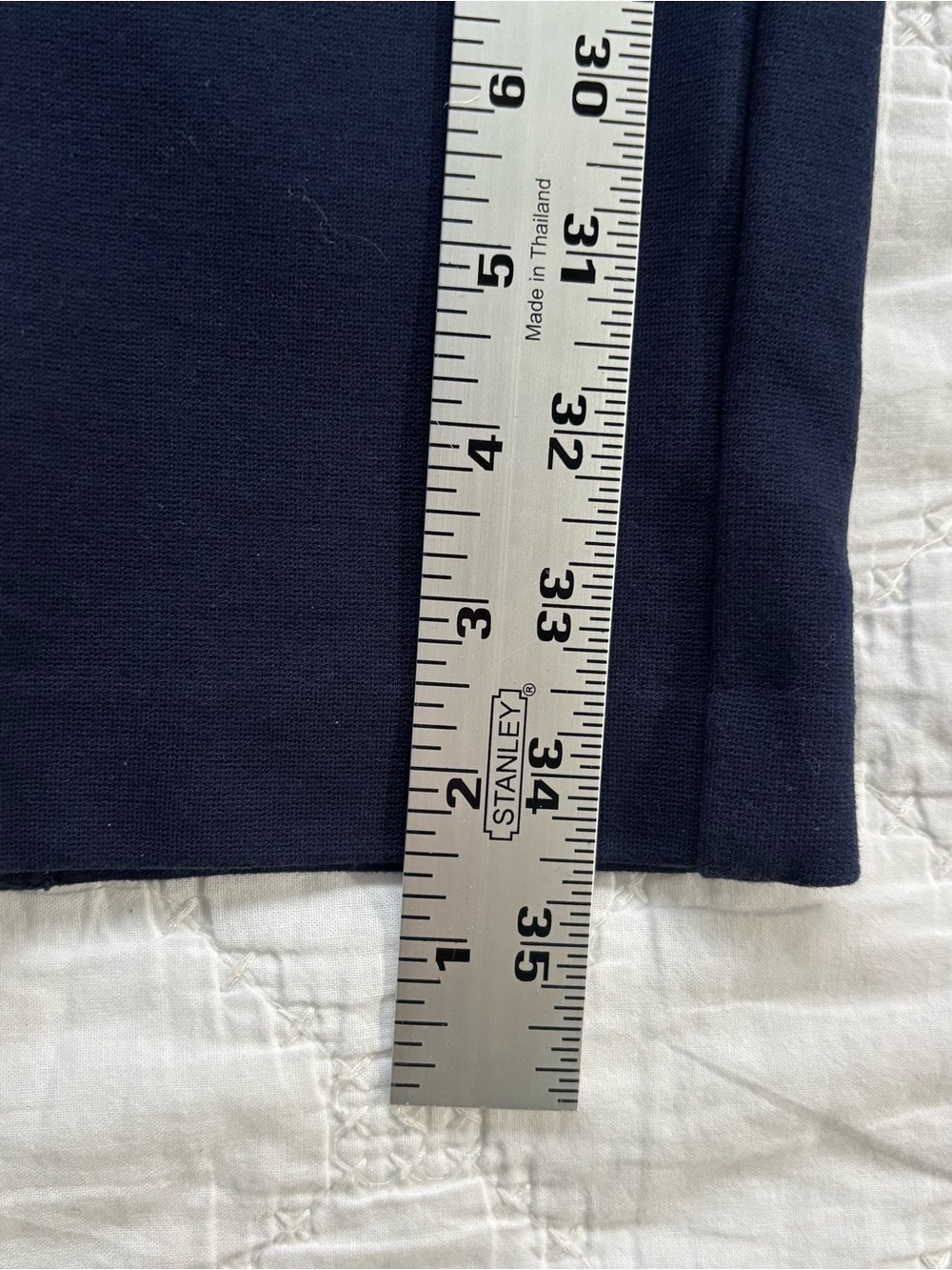 Chico's Navy Blue Ankle Pants Size 0.5 US/4 Small Pull-On Stretch Office Casual - Picture 6 of 9
